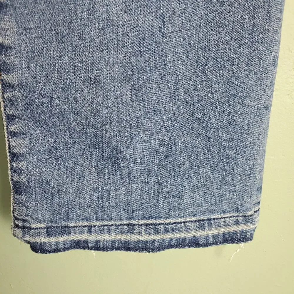 J. Crew Denim Womens Curvy Full Length Demi Boot Eco Jeans Size 28